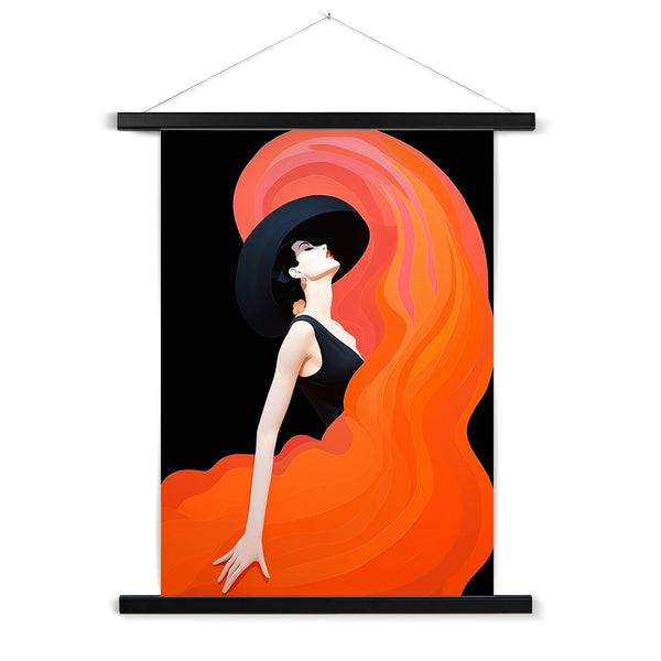 The Lady Fine Art Print with Hanger