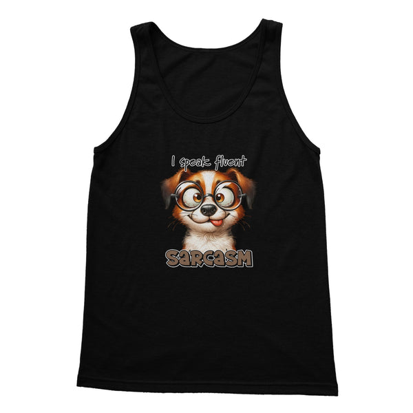 Fluent Sarcasm Softstyle Tank Top