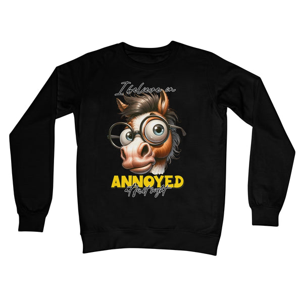 Annoyed At First Site Crew Neck Sweatshirt